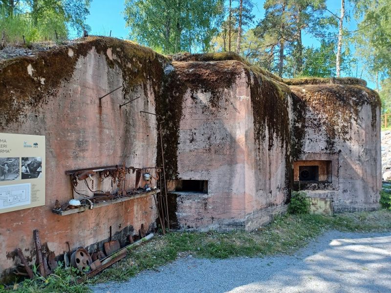 Museokortti-kohde: Hangon rintamamuseo: Irma-bunkkeri 